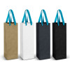 Wine Ribbon Handle Bag Light Blue